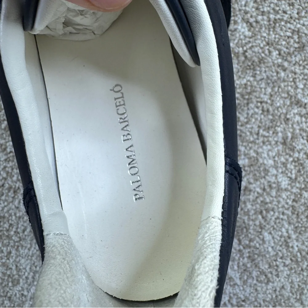 Paloma Barcelo Navy Platform Agen Sneakers Womens Size 41 - Picture 6 of 8